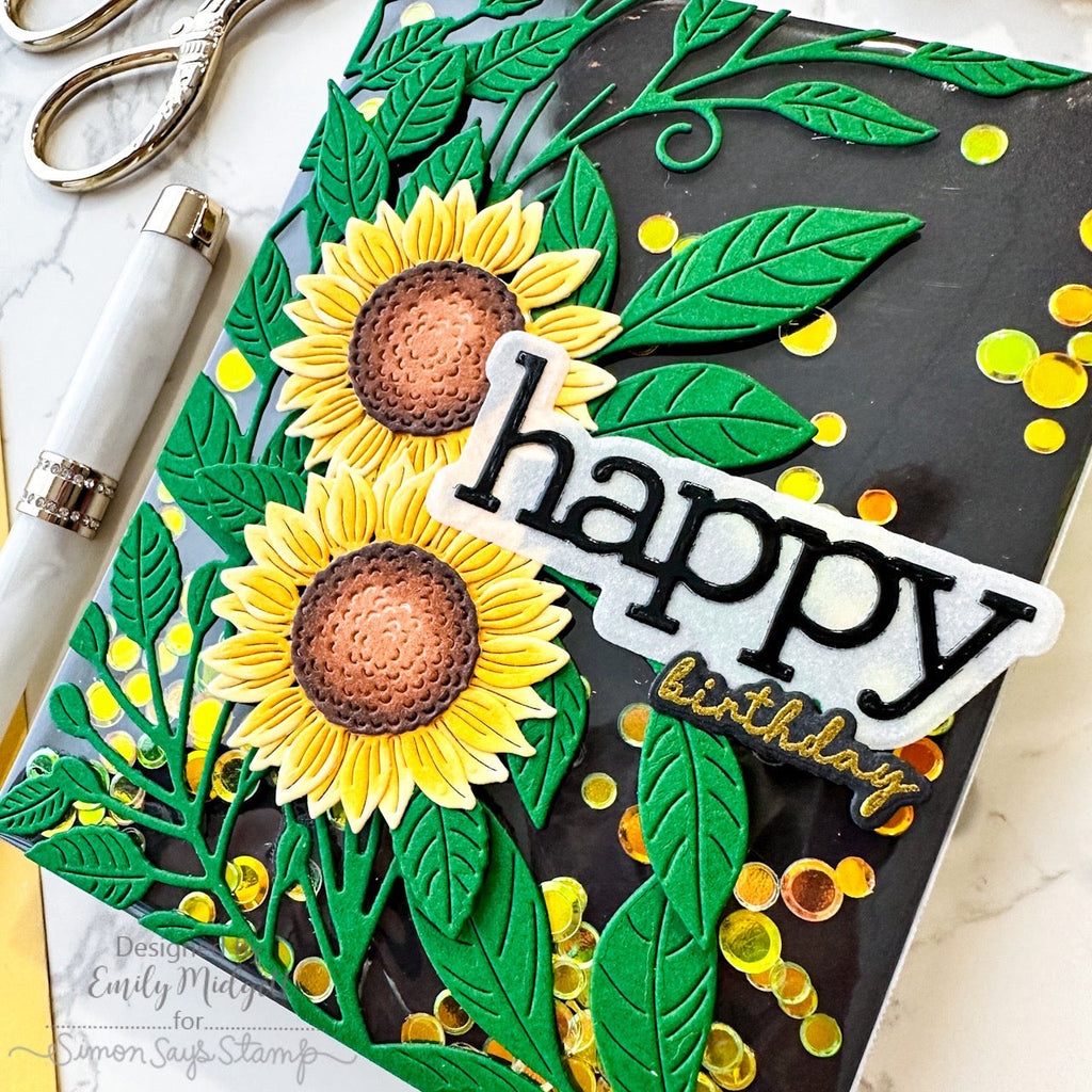 Simon Says Stamp Embellishment Mix Garden Blooms 0724gb Cheering for You Birthday Card | color-code:ALT02