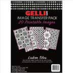 Gelli Arts Image Transfer Printables Pack Lisbon Tiles