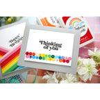 Rainbow Splash Gem Stickers rsg1 Thinking of You Card | color-code:ALT01