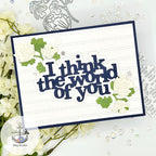 Simon Says Stamp Gentle Blooms Wafer Dies s885 Sweetheart Friend Card