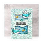 Simon Says Clear Stamps Get Whale Soon 3183ssc Rain or Shine Birthday Card | color-code:ALT01