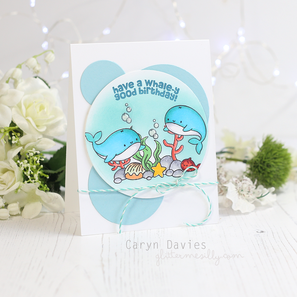 Simon Says Stamps and Dies Get Whale Soon set952gw Rain or Shine Birthday Card