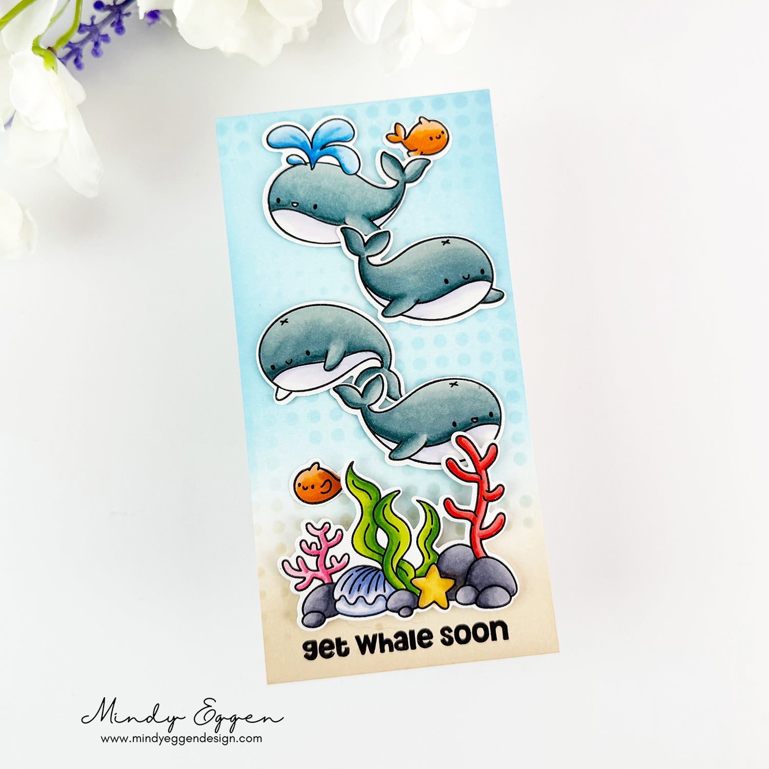 Simon Says Stamps and Dies Get Whale Soon set952gw Rain or Shine Get Well Card | color-code:ALT02