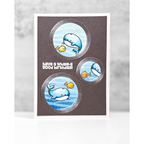 Simon Says Clear Stamps Get Whale Soon 3183ssc Rain or Shine Birthday Card