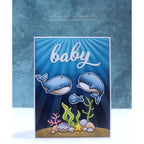 Simon Says Stamps and Dies Get Whale Soon set952gw Rain or Shine Baby Card | color-code:ALT01