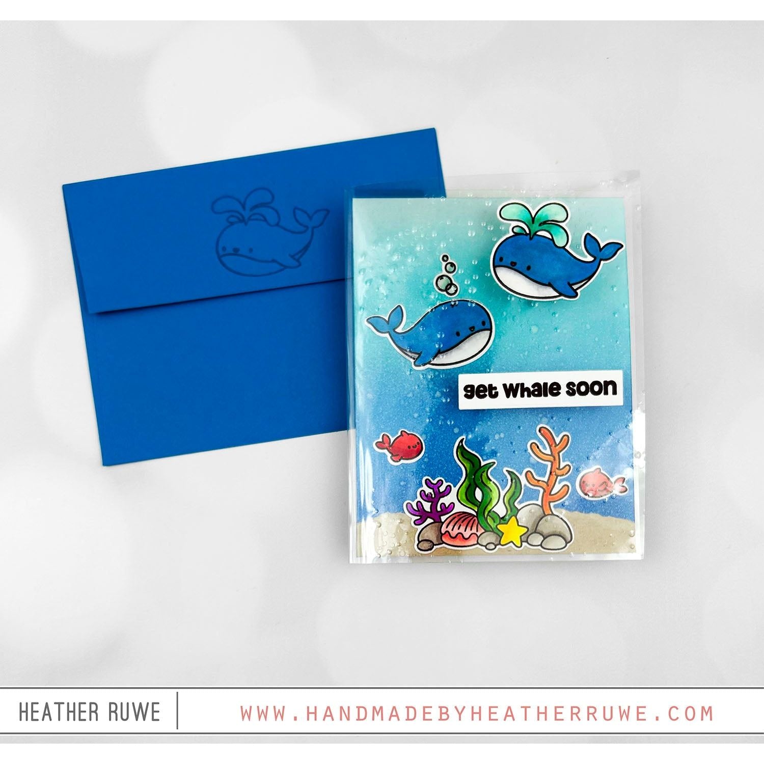 Simon Says Stamps and Dies Get Whale Soon set952gw Rain or Shine Get Well Card | color-code:ALT05