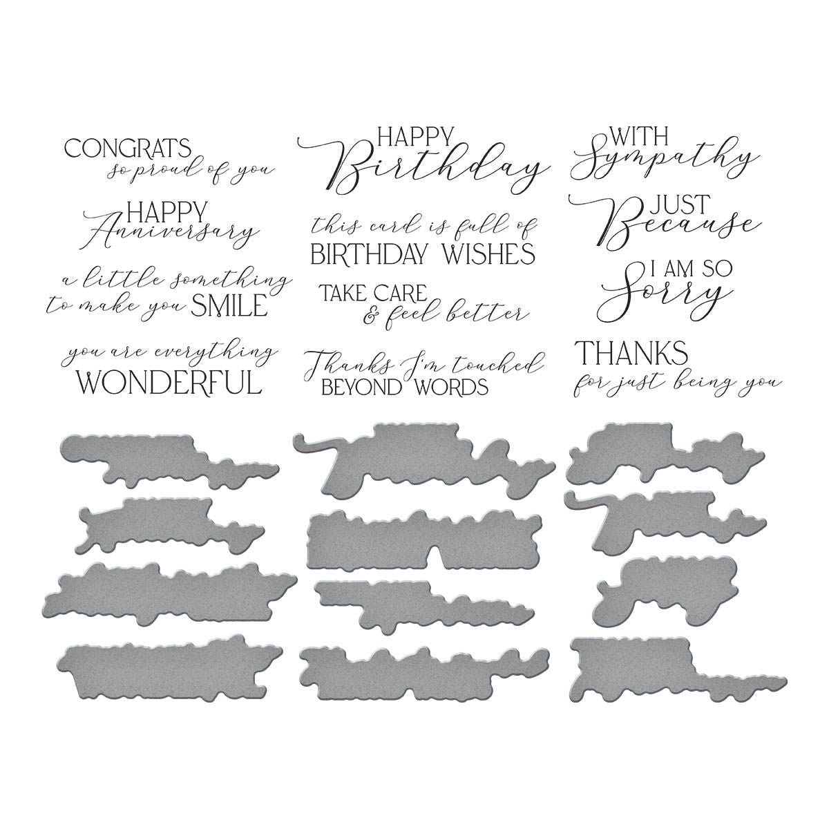 BetterPress You Are Everything Sentiments Press Plate and Die Set BetterPress You Are Everything Sentiments Press Plate and Die Set