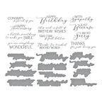 bp-110 Spellbinders You are Everything Sentiments Press Plate and Die Set