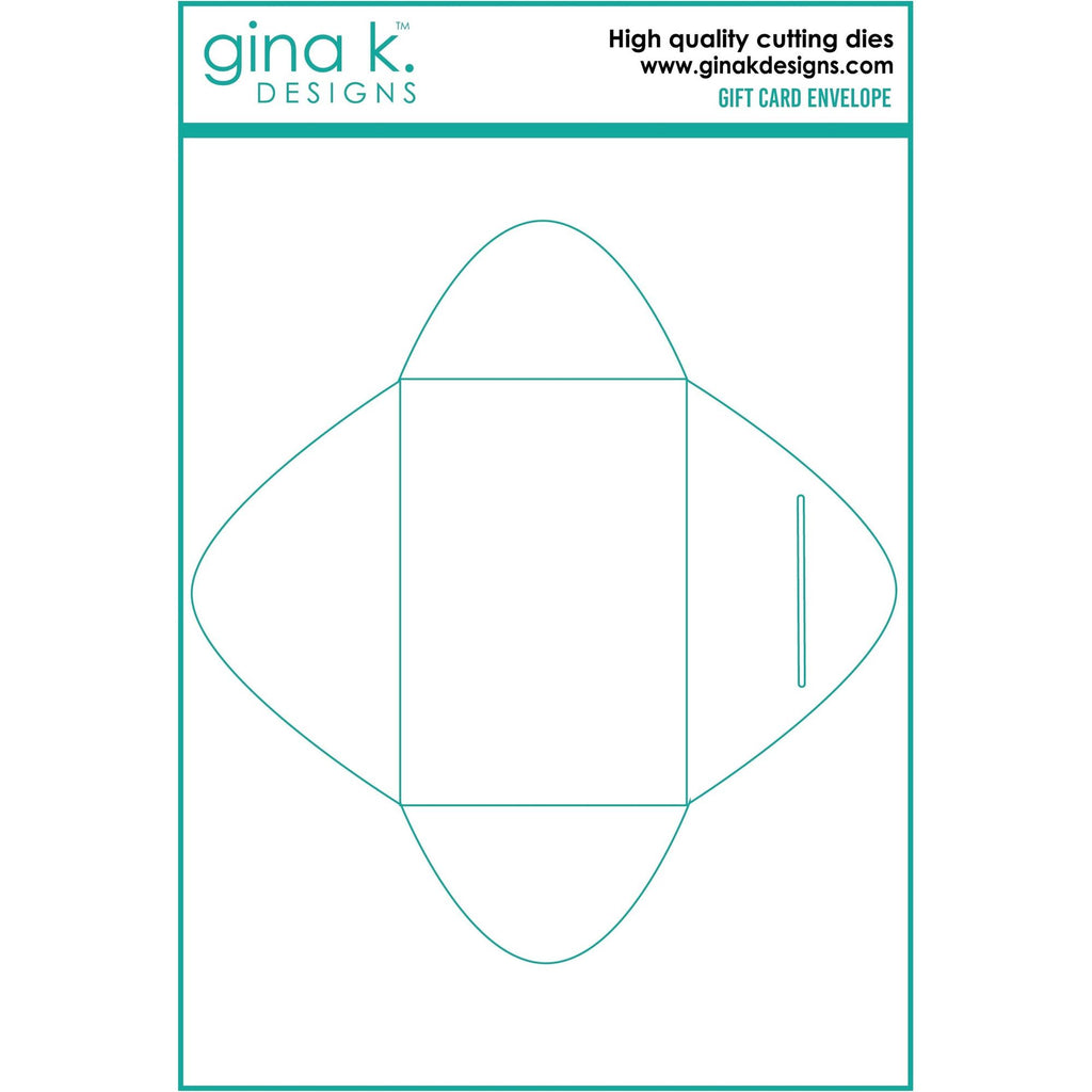 Gina K Designs GIFT CARD ENVELOPE Die die0188