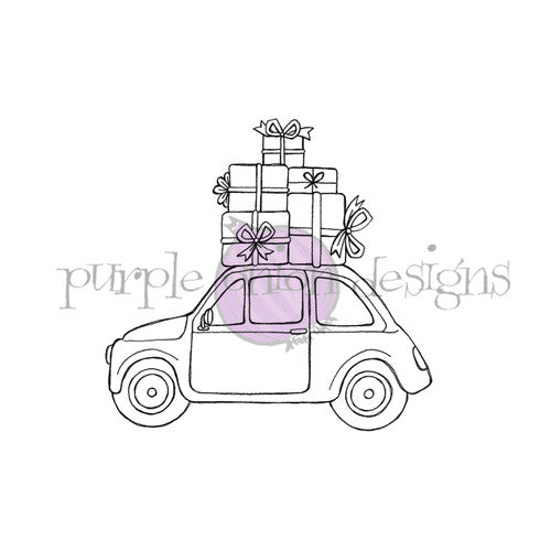 Purple Onion Designs Gift Car Cling Stamp pod1380