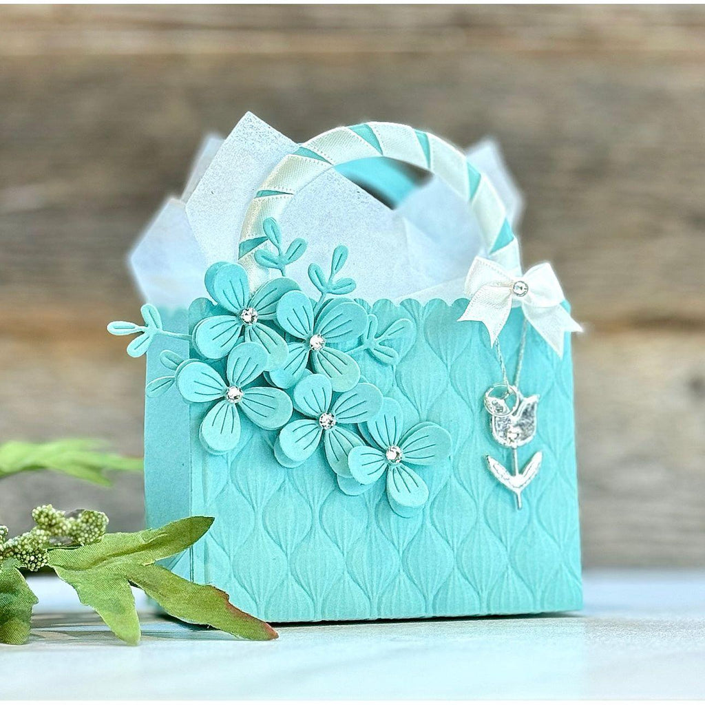 Simon Says Stamp Gift Bag Wafer Dies 1035sd Splendor Tiffany's Gift Bag