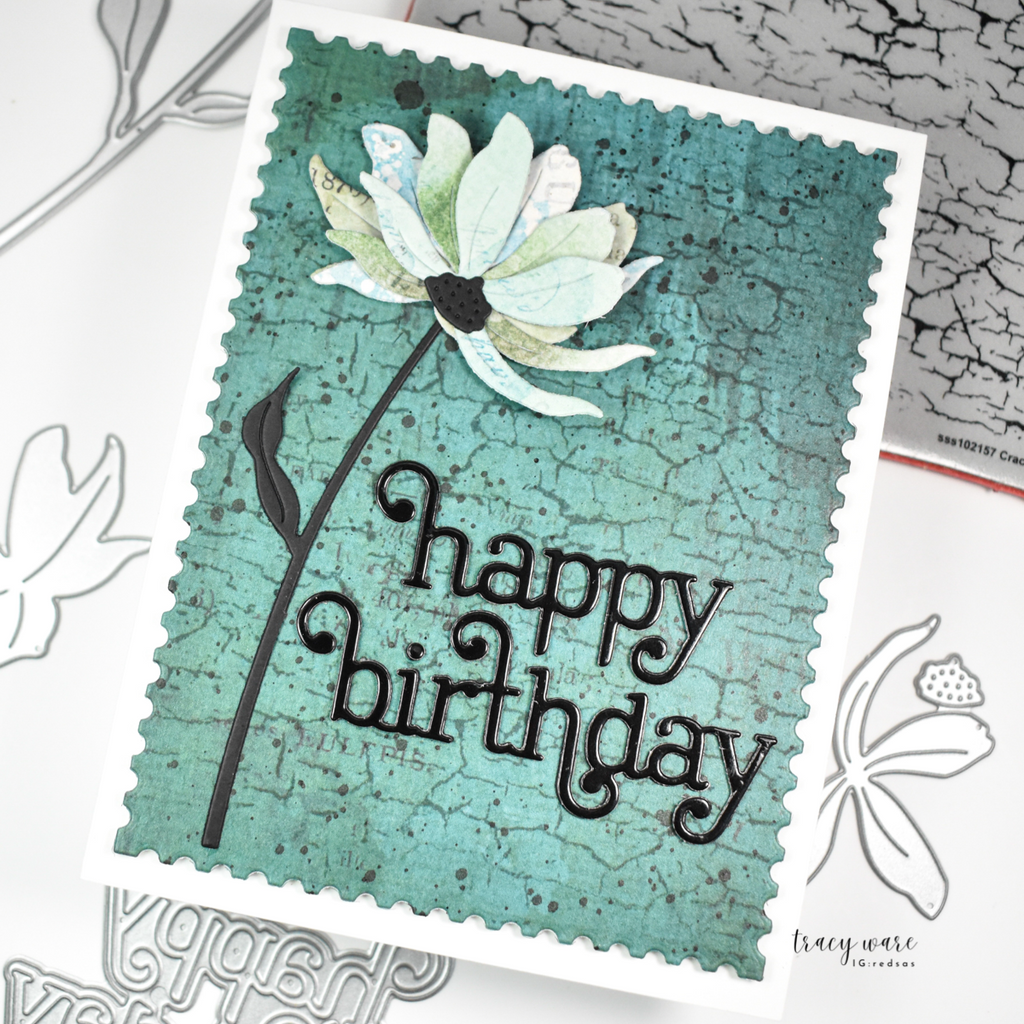 Simon Says Stamp Giggle Happy Birthday Wafer Dies s1031 Moments in Time Birthday Card | color-code:ALT04