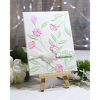 Simon Says Stamp Giggle Hello Wafer Dies s1028 Moments in Time Hello Card | color-code:ALT04