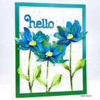 Simon Says Stamp Giggle Hello Wafer Dies s1028 Moments in Time Hello Card