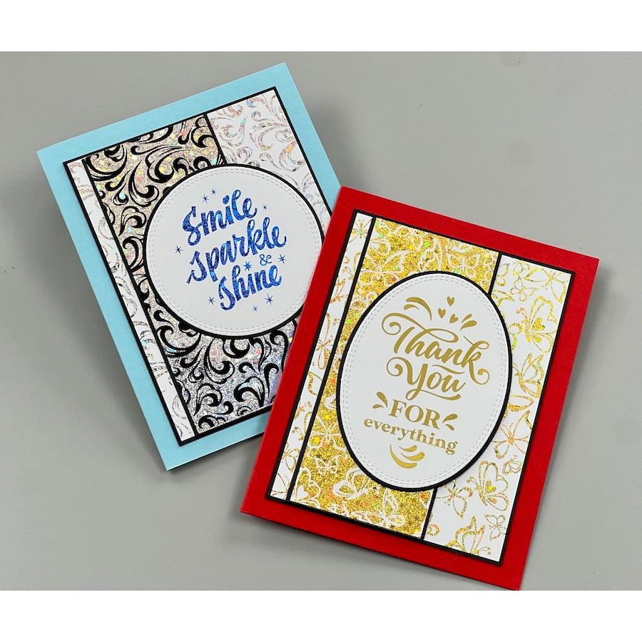 Gina K Designs MASTER LAYOUTS 7 Die Set die0165 Thank you for Everything | color-code:alt3