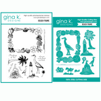 Gina K Designs Beach Frame Stamps and Dies