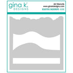 Gina K Designs Beautiful Backdrops Stencil gkdst104