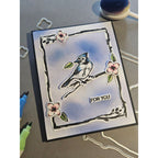 Gina K Designs Birds and Branches For You Blue Jay Card