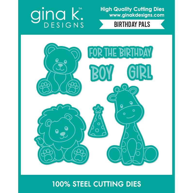 Gina K Designs Birthday Pals Dies die0760