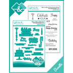 Gina K Designs Birthday Wishes Stamps and Dies dwdie0537