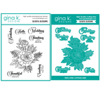 Gina K Designs Blissful Blossoms Stamps and Dies Revised