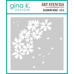 Gina K Designs Blooming Mood Stencil lhgkdst124