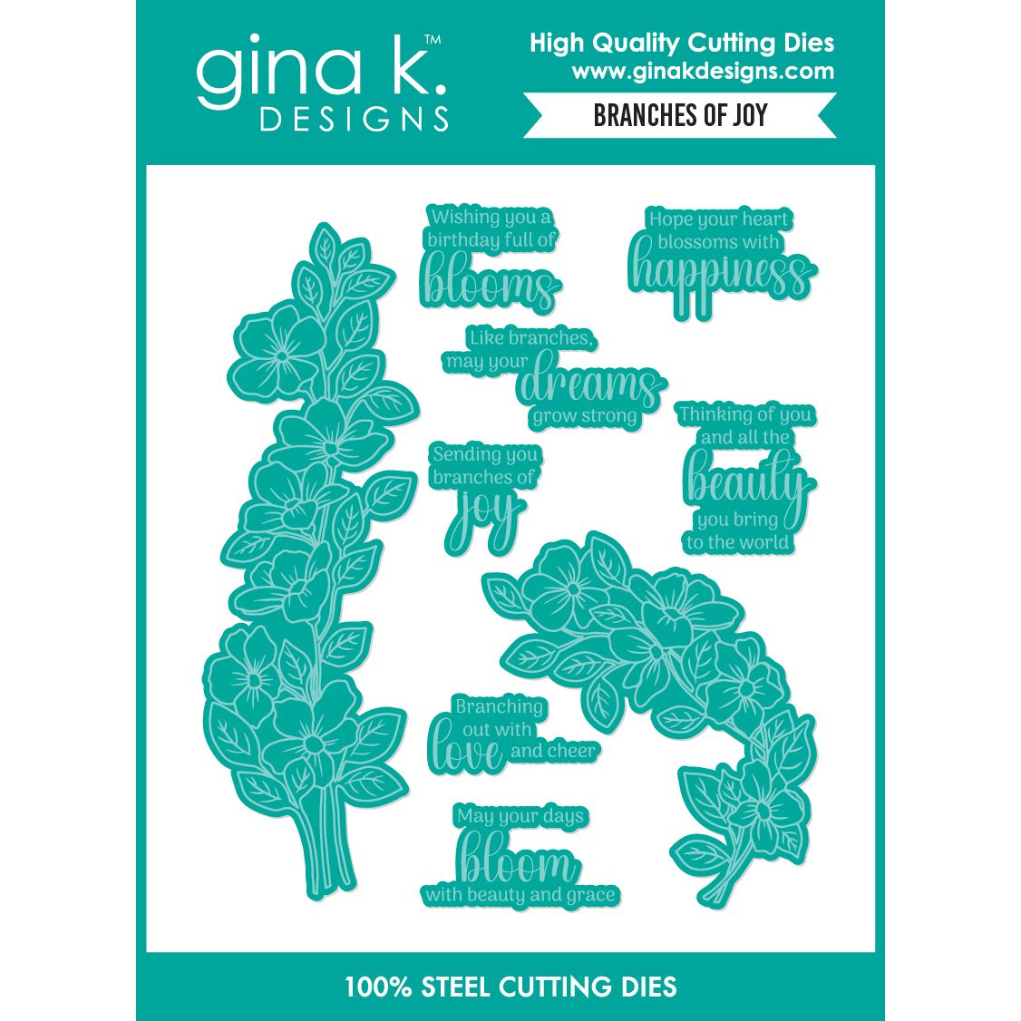 Gina K Designs Branches of Joy Dies die0780