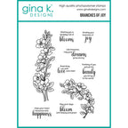 Gina K Designs Branches of Joy Stamps as57
