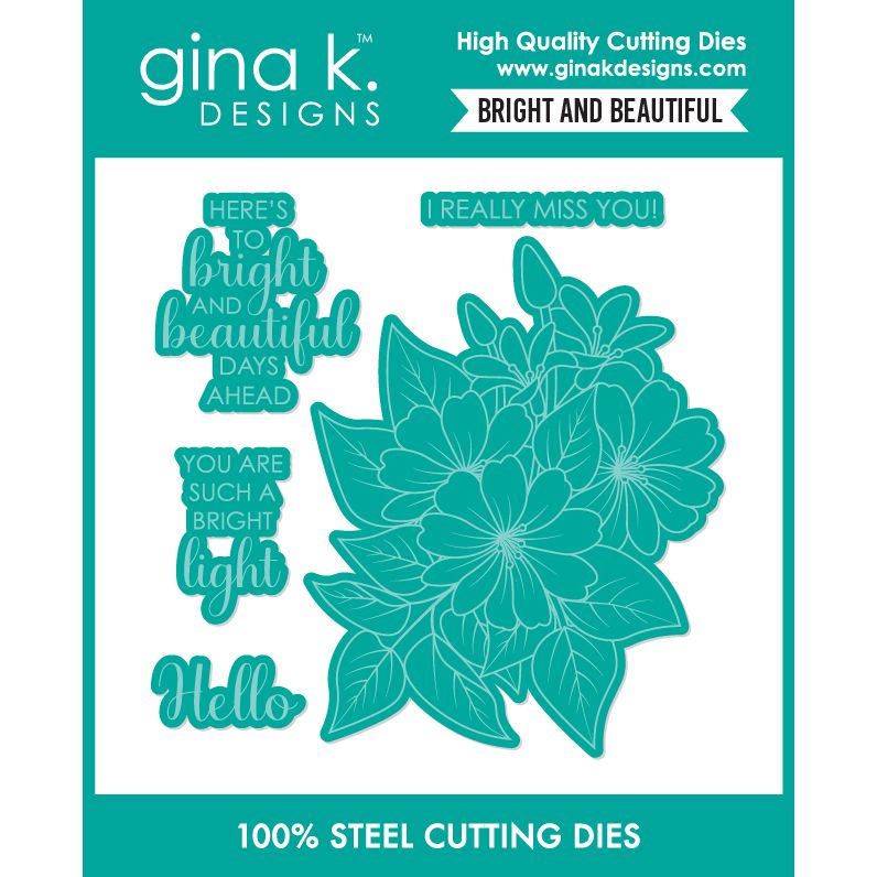 Gina K Designs Bright and Beautiful Dies die0761