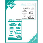 Gina K Designs Build A Greeting Stamps and Dies Bundle gkdie0512