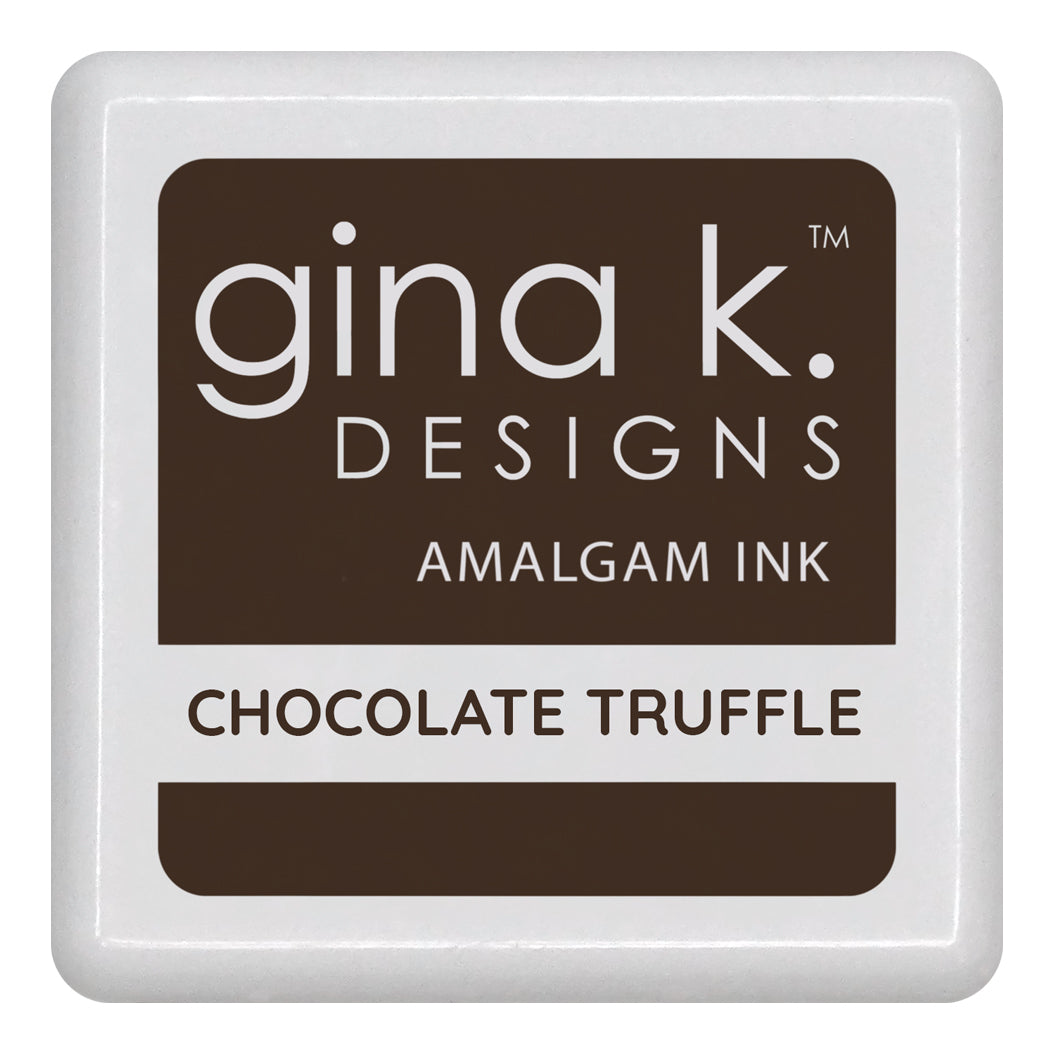Gina K Designs CHOCOLATE TRUFFLE AMALGAM Cube Mini Ink Pad 4205