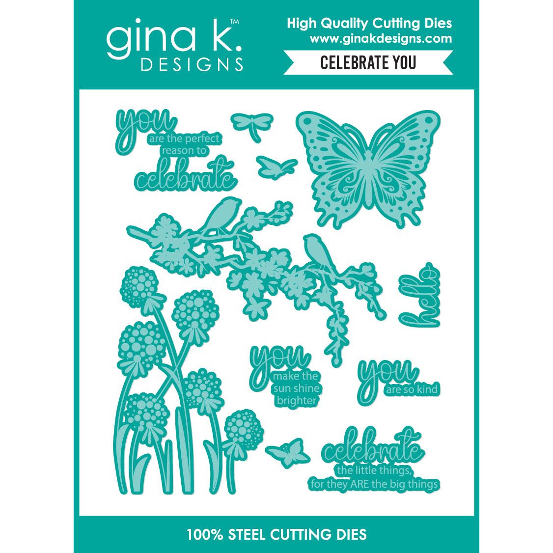 Gina K Designs Celebrate You Dies gkdie0529