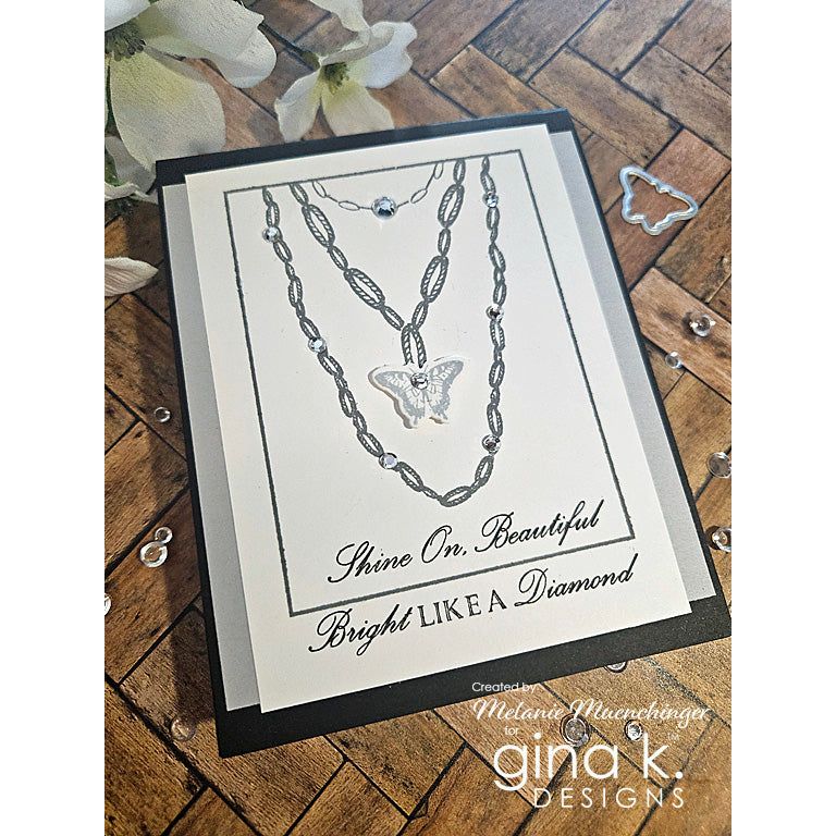 Gina K Designs Celebrate in Style Stamps and Dies Bundle mmdie0470 Diamond