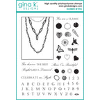 Gina K Designs Celebrate in Style Stamps and Dies Bundle mmdie0470 Stamps Only