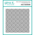 Gina K Designs Chalet Background Stamp gkd325
