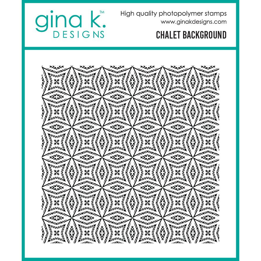 Gina K Designs Chalet Background Stamp gkd325