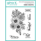 Gina K Designs Change is Beautiful Stamps as49
