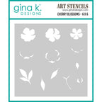 Gina K Designs Cherry Blossom Stencil gkdst127