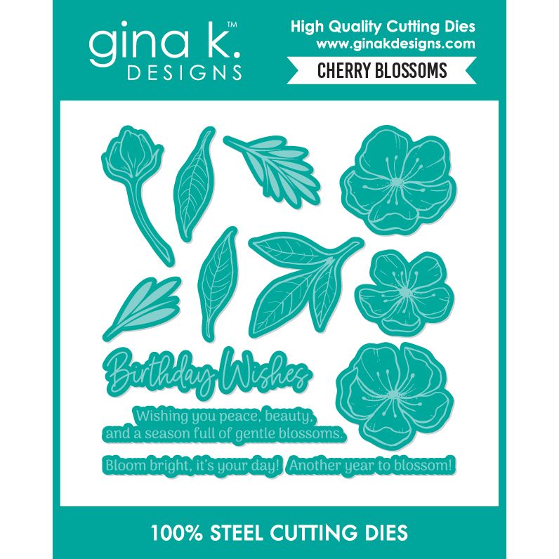 Gina K Designs Cherry Blossoms Dies die0787