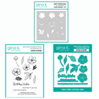 Gina K Designs Cherry Blossoms Stamps Dies and Stencil