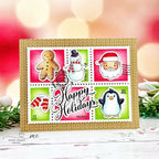Gina K Designs Christmas Cheer Stamps gkd251 Postage