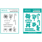 Gina K Designs Christmas Floral Builder Stamps and Dies