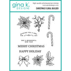 Gina K Designs Christmas Floral Builder Stamps as60