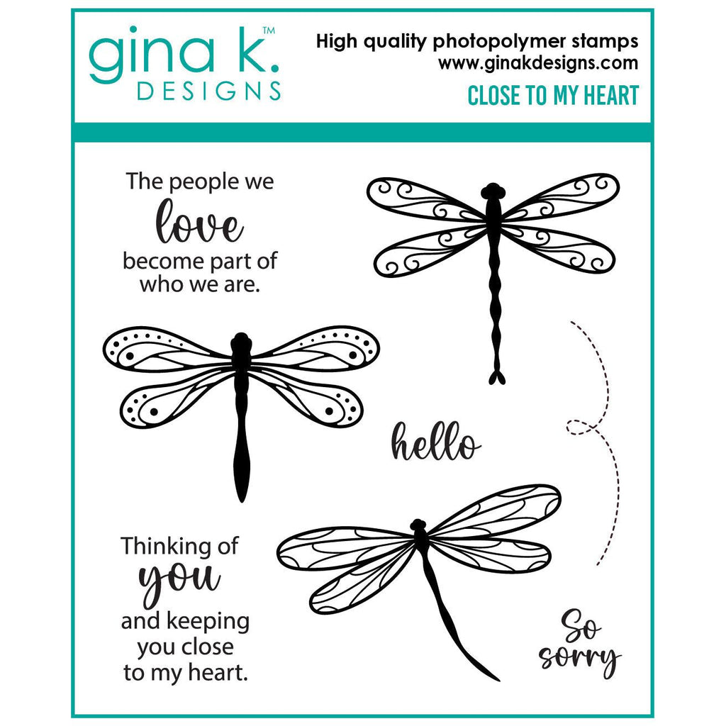 Gina K Designs Close to My Heart Stamps and Dies Bundle stamps only