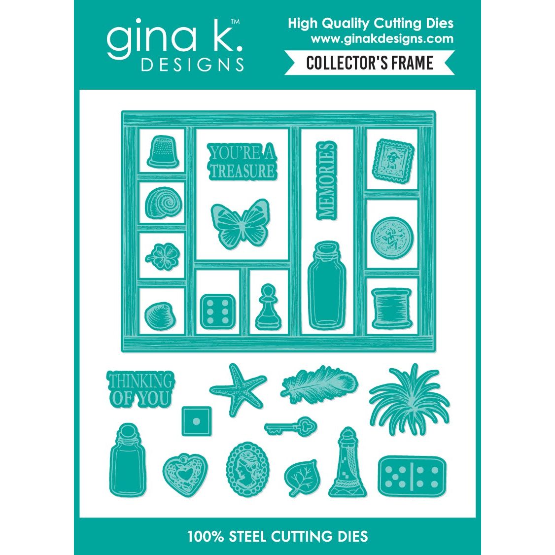 Gina K Designs Collector's Frame Coordinating Dies die0675