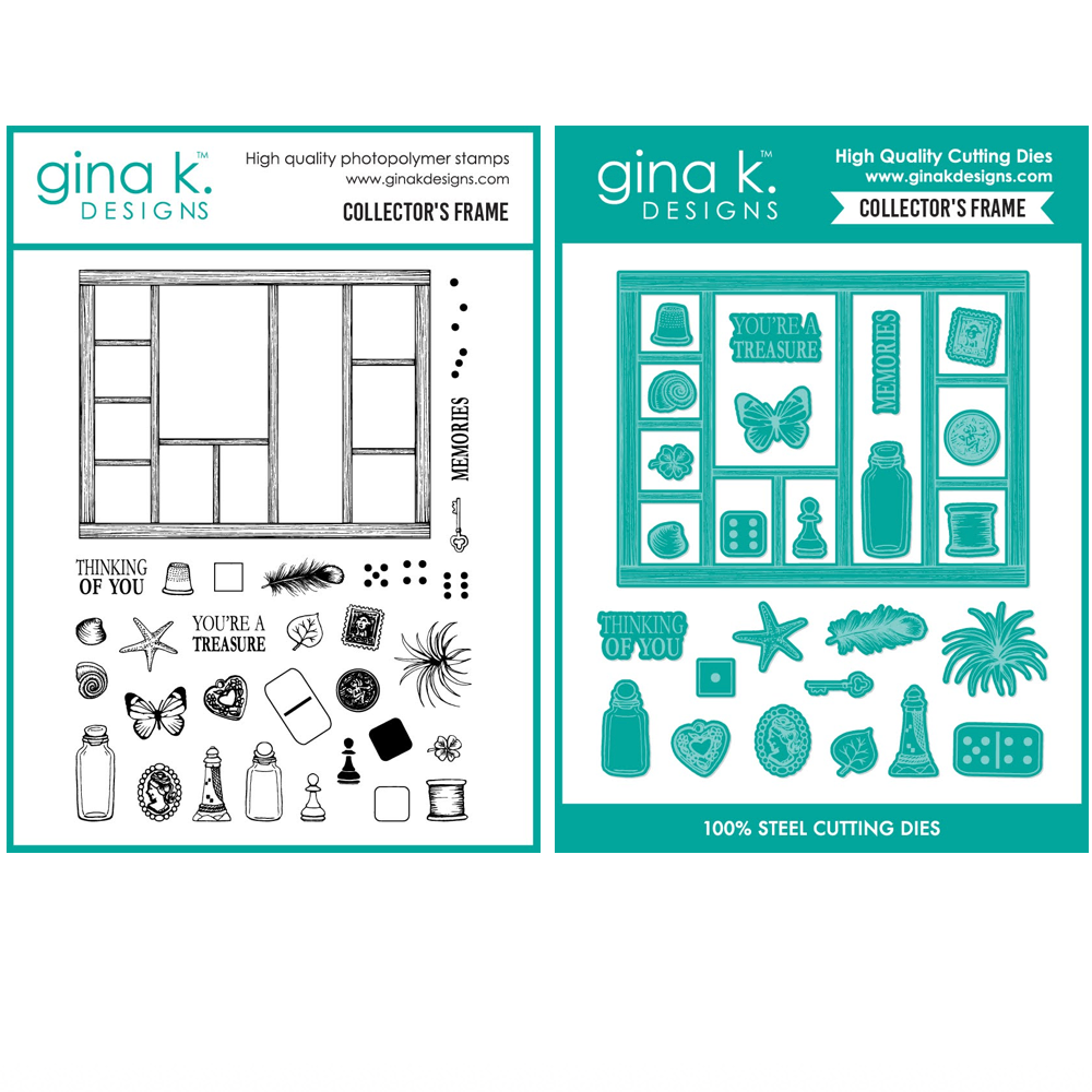 Gina K Designs Collector's Frame Stamps and Dies