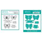 Gina K Designs Courage to Fly Stamps and Dies