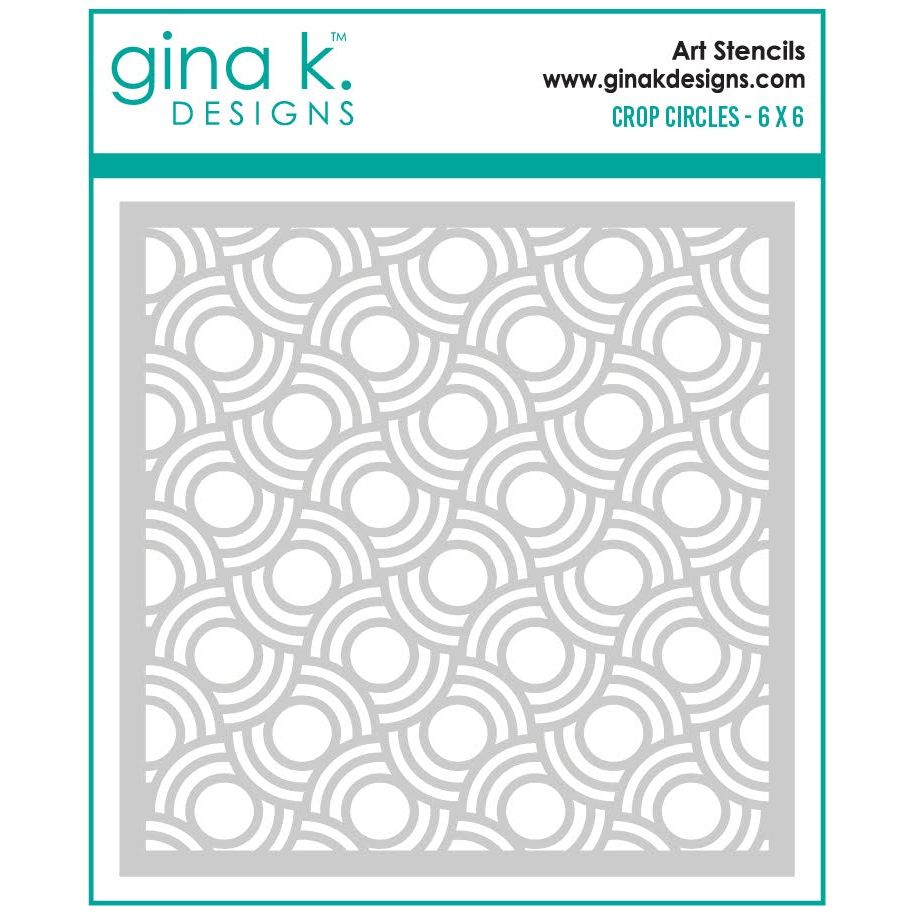 Gina K Designs Crop Circles Stencil gkdst94