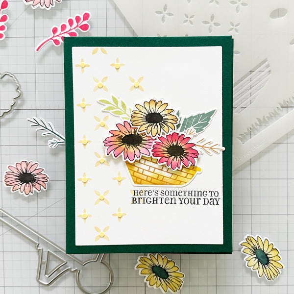 Gina K Designs Daisies Bloom Stamps and Dies