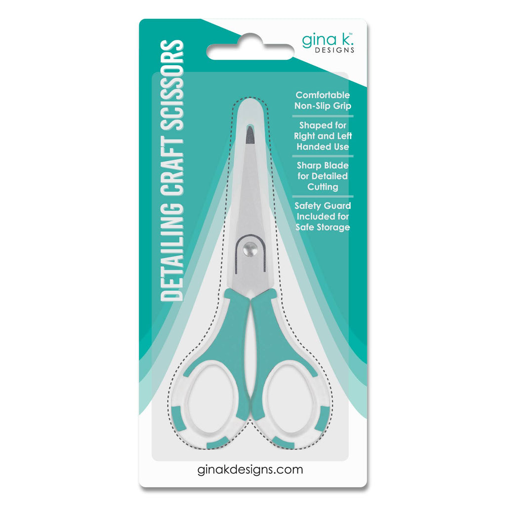 Gina K Designs Detail Craft Scissors sc001 in packaging
